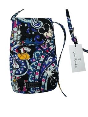 Vera Bradley Carson Cellphone Crossbody Bag in Mickey's Whimsical Paisley